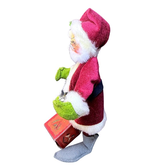 Vintage 1963 Annalee‎ Mobilitee Santa Claus Christmas Handmade Made in USA Retro - Picture 7 of 12